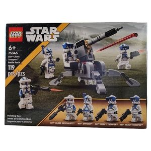 Lego 75345 Star Wars 501st Clone Troopers Battle Pack Building‎ Toy Set 119pcs